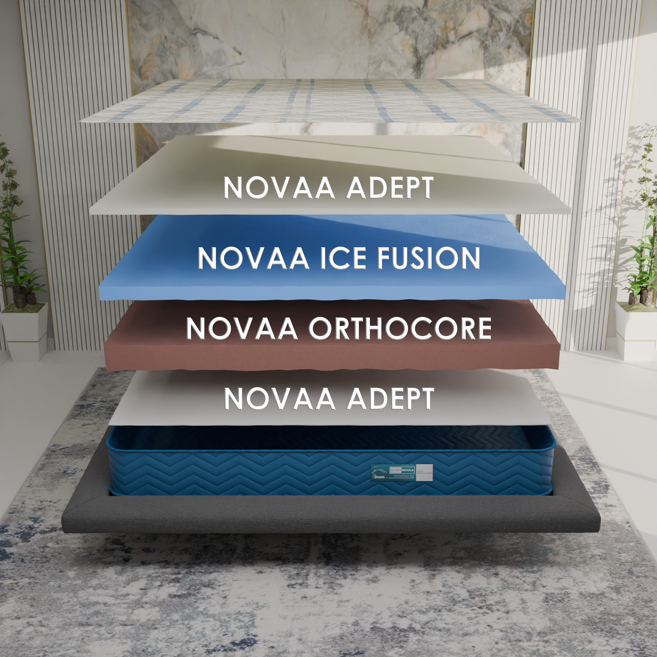 FreezeTech Ortho – Cool Gel Infused Hybrid Latex Orthopedic Mattress
