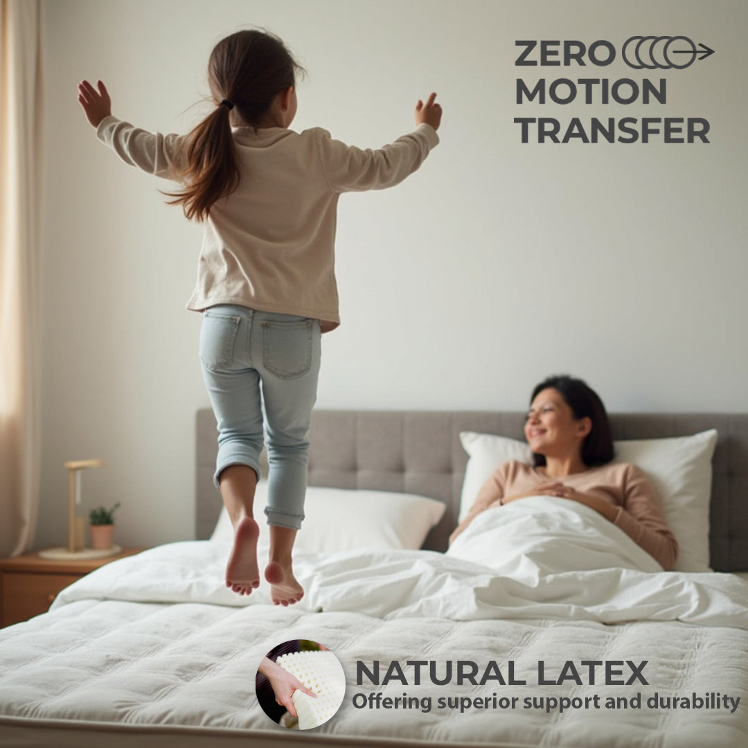 Natura – 100% Organic Pure Latex Mattress for Natural Comfort & Pressure-Free Sleep