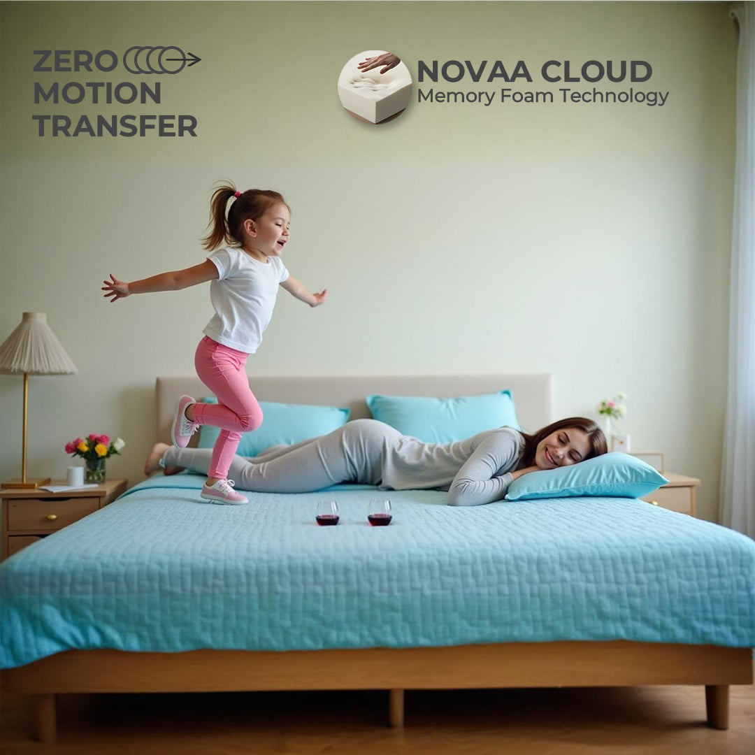 Mid Night – Novaa Cloud memory foam with pocket spring mattress