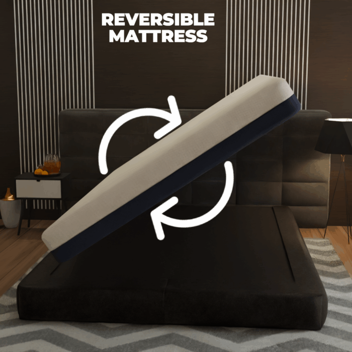PureTech Flip – Reversible Orthopedic Mattress with Washable Cover for Dual Comfort